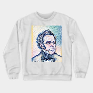 Franz Schubert Portrait | Franz Schubert Artwork 11 Crewneck Sweatshirt